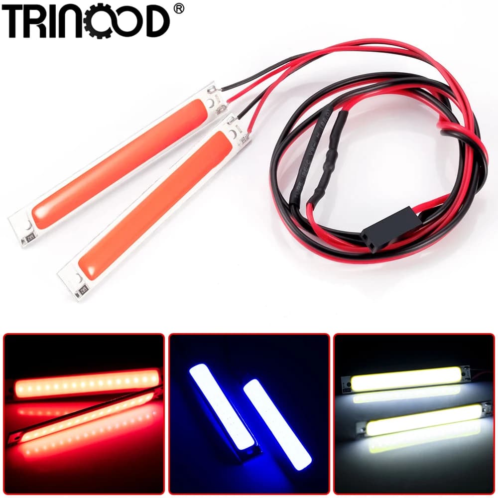 TRINOOD Chassis Light LED Night Spotlight Lamp for 1/10 RC Truck Drifting Flat Car Upgrade Parts