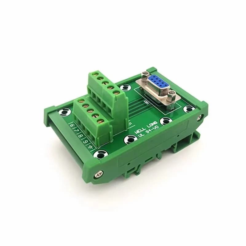 Scheda breakout intestazione femmina D-SUB DB9, morsettiera, connettore