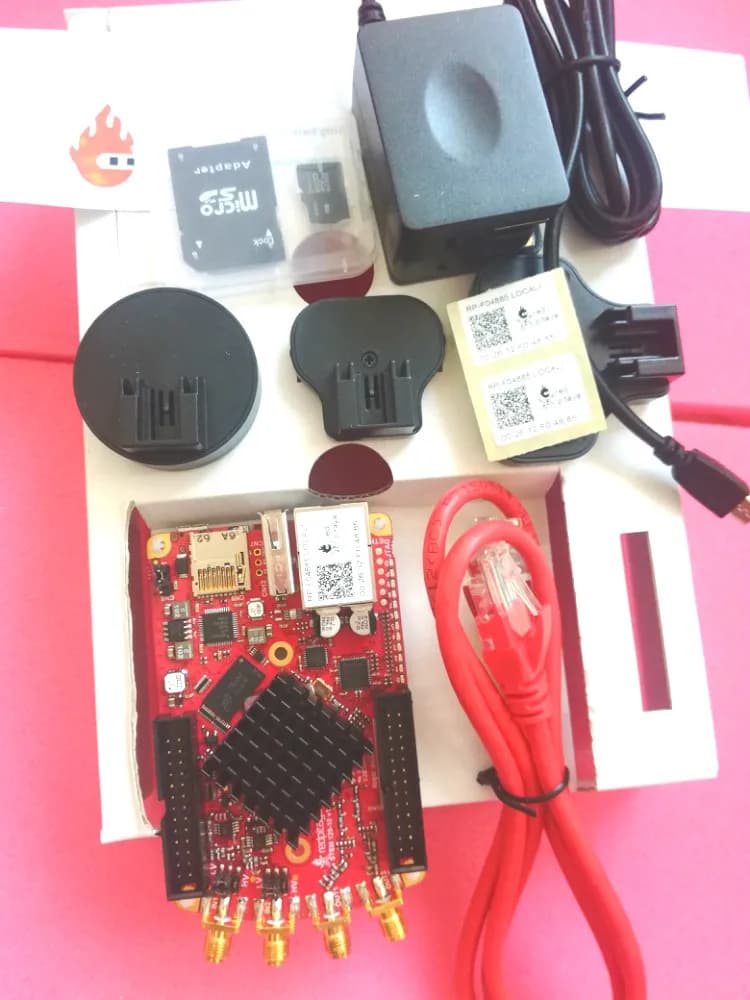 22 Red Pitaya STEMlab 125-10 Starter Kit Fire Dragon Fruit Scheda di sviluppo avvolgitore