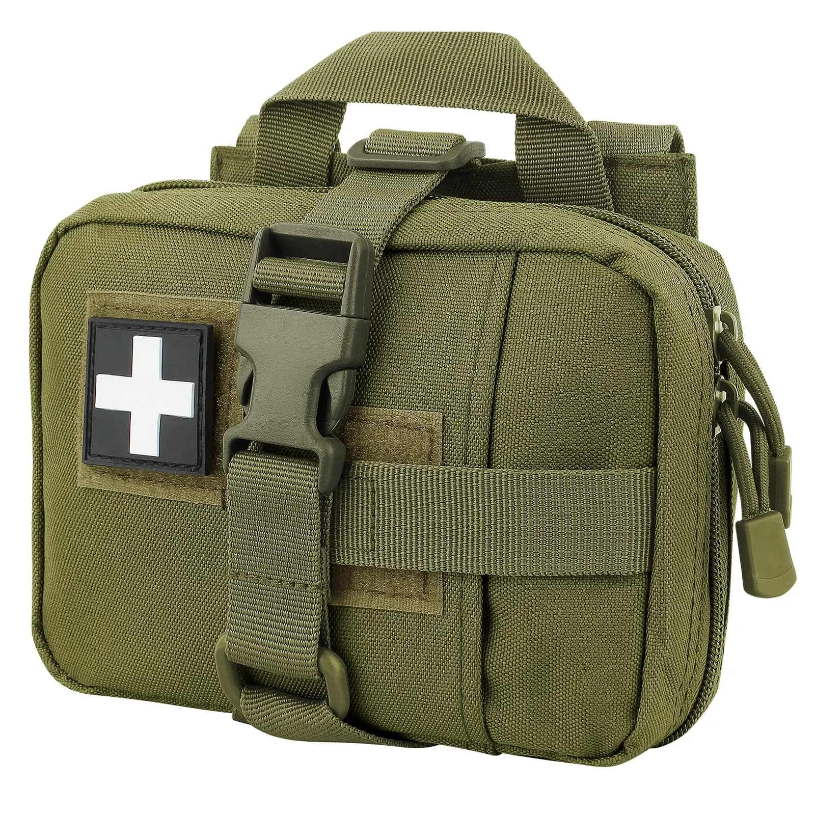 Custodia tattica EMT IFAK Kit di pronto soccorso strappo Cintura piccola Custodia di pronto soccorso Custodia medica Molle per viaggi, escursioni, caccia