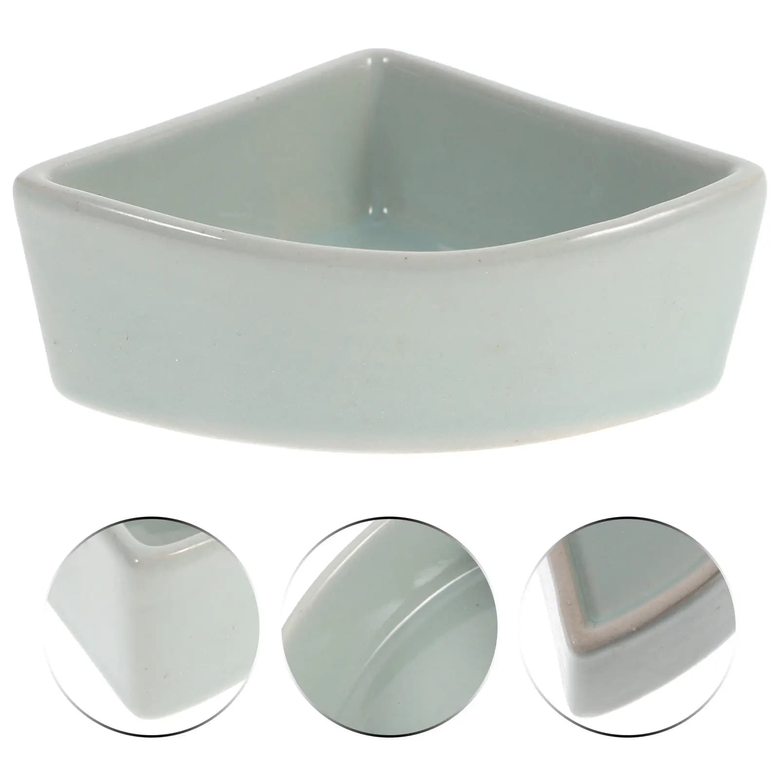 Ciotola Antiribaltamento in Ceramica per Acqua e Cibo per Piccoli Animali, Design Premium con Base Pesante