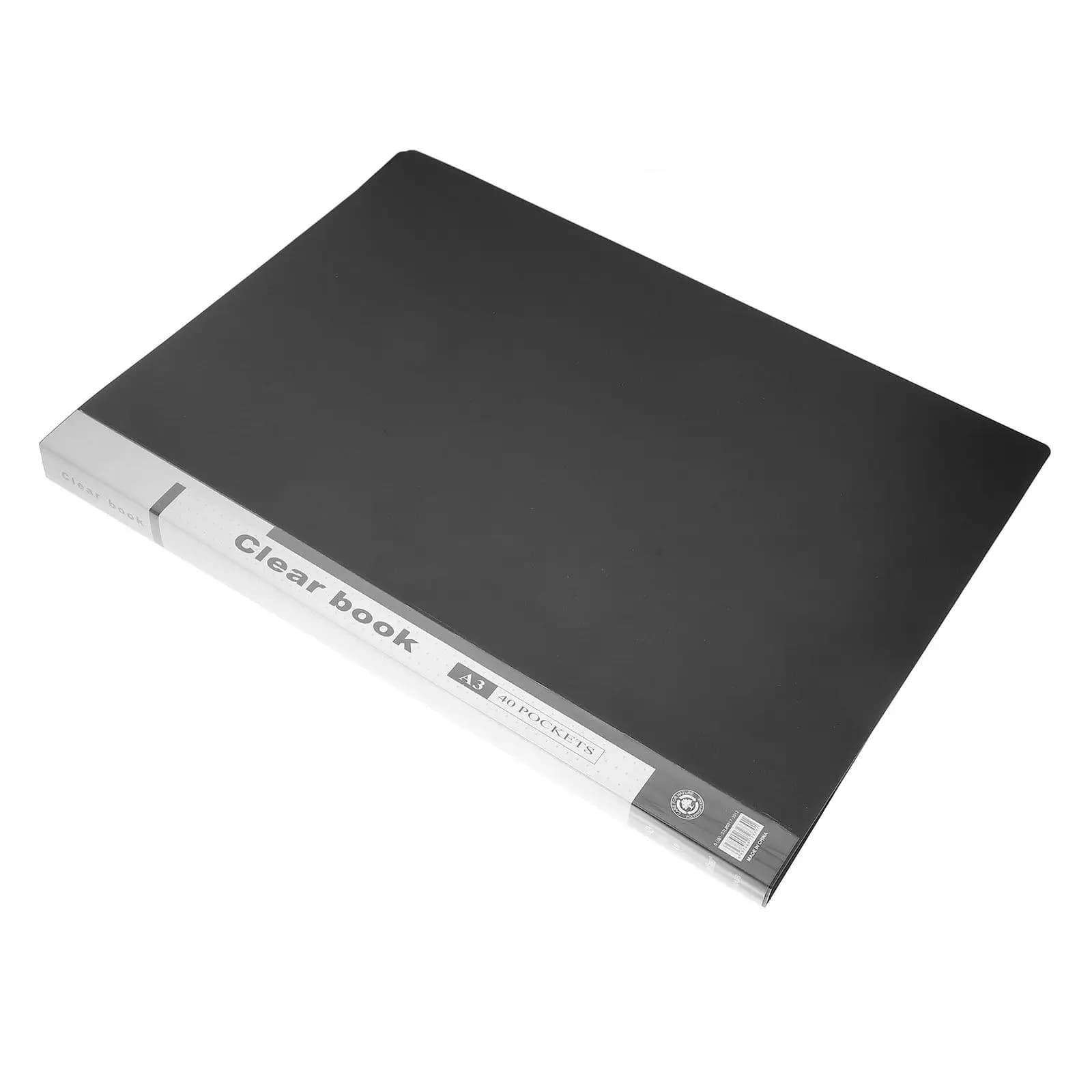 A3 File Organizer Plastic Presentation Book Clear Sleeves Folder Document Organizer Portfolio Protector for Artwork Drawing