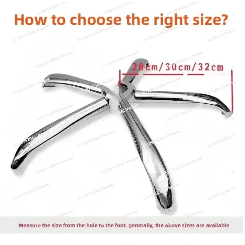Five-point Steel Lifting Base for Swivel Chairs, Accessories for Directional Chairs