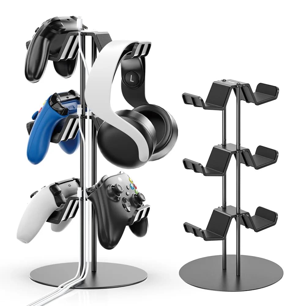 2025 PS3 PS4 PS5 Supporto per controller di gioco Rack Gamepad Maniglia Staffa Display per accessori per cuffie Xbox Series SX