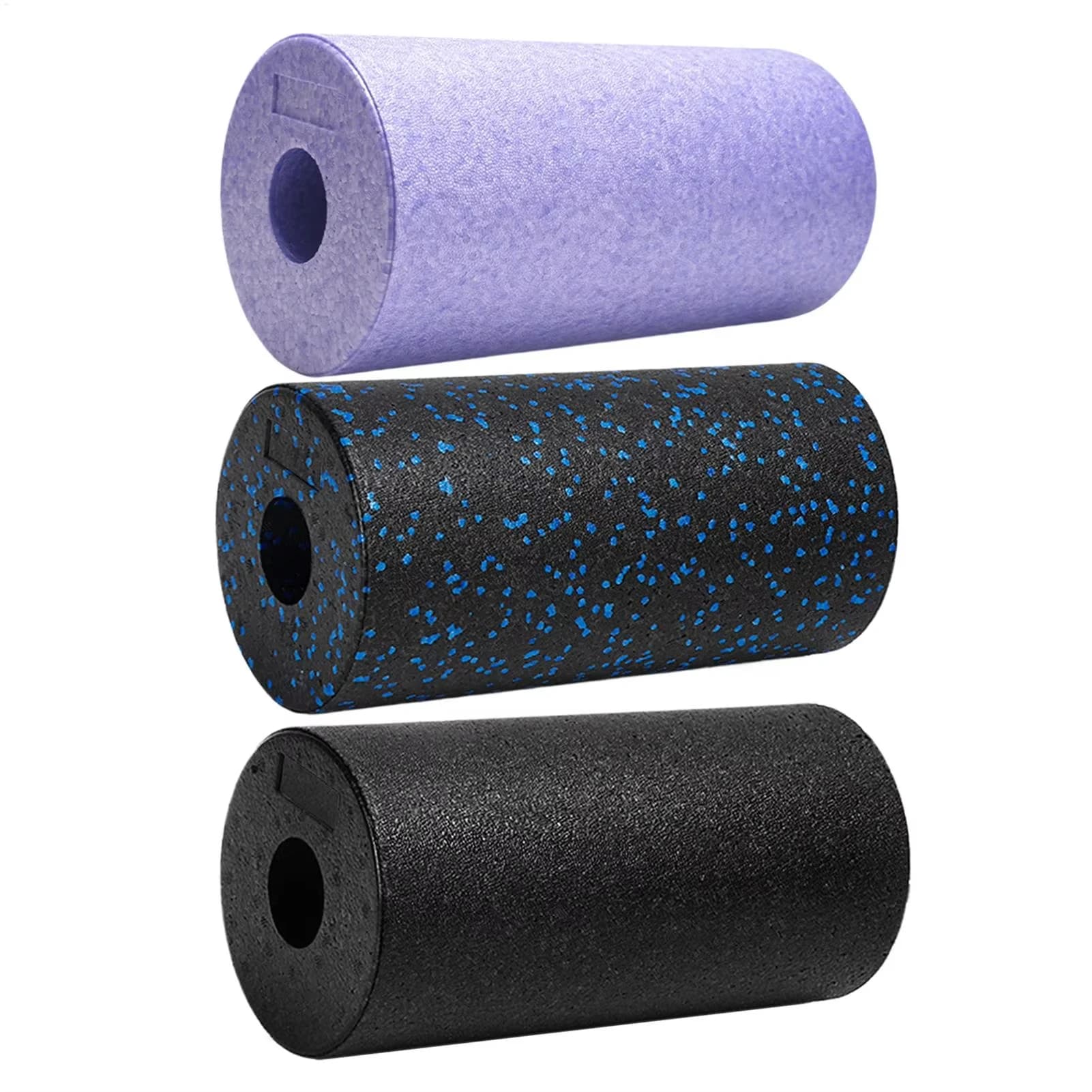 Yoga Foam Roller Back Foam Roller Hollow Yoga Column High Hardness Foam Axis Muscle Massage for Relax All Muscles in Body