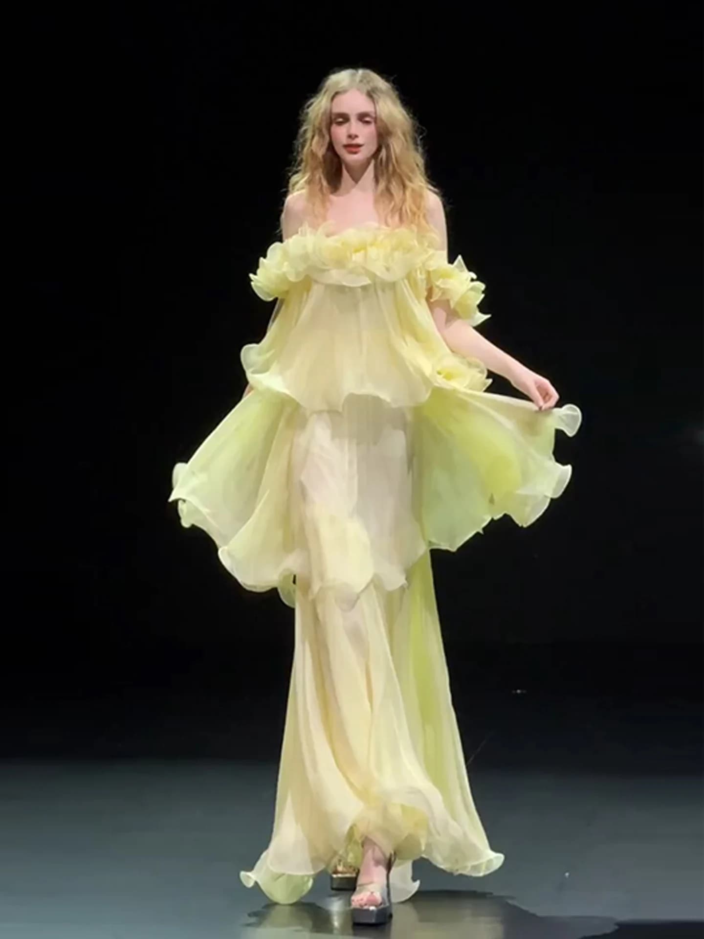 Abito da Sposa Morning Robe, Vestito da Donna Stile Principessa Fiabesca, Abito Lungo a Vita Alta per Feste di Compleanno e Banchetti