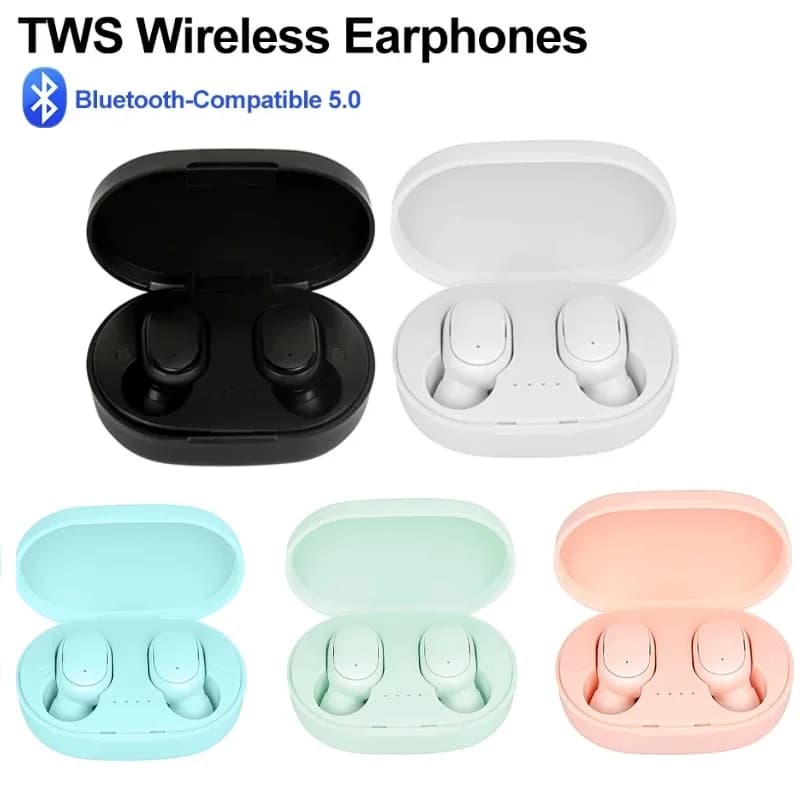 Auricolari wireless TWS A6S Cuffie Bluetooth Cuffie sportive Auricolari Bluetooth stereo Fone per Xiaomi Huawei iPhone