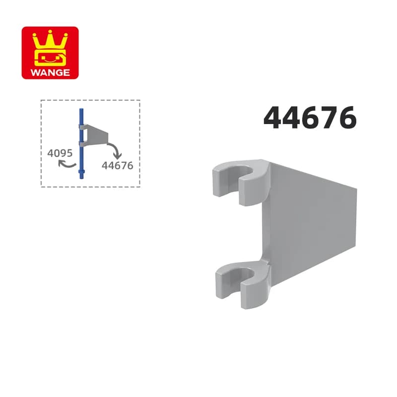 Wange 44676 100g/225 Pezzi Blocchi da Costruzione Trapezoidali 2x2 Compatibili con Mattoncini DIY Giocattolo per Bambini