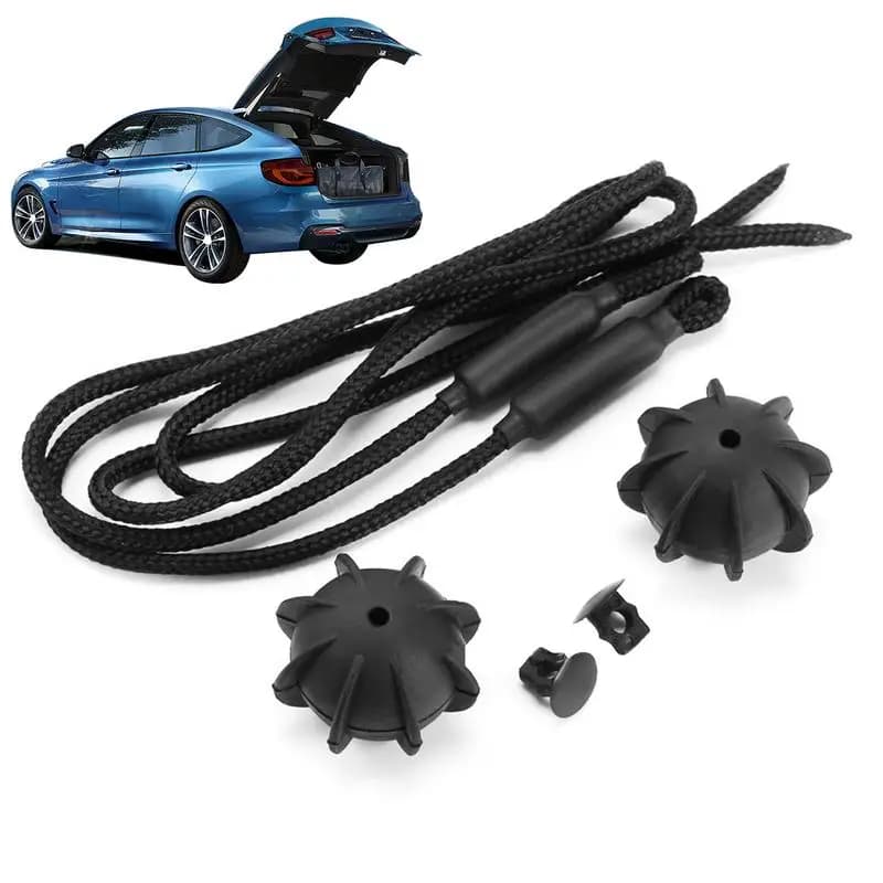 2 pz Auto Portellone Tronco Pacchetto Mensola Cavo di Corda Auto Posteriore Mensola Cinghie Palla di Tenuta Cavo Per VW Golf MK6 MK5 GTI R20