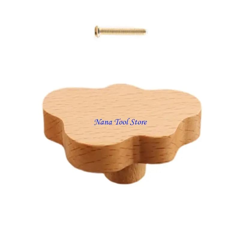 31GJ Bella maniglia per cassetto in legno Manopole per cassetti Decorazione sicurezza Hardware per mobili