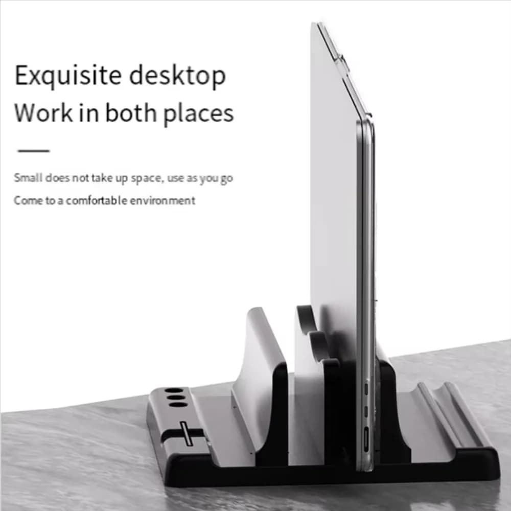 Storage Rack Universal Tablet Stand Adjustable Scalable Width Vertical Stand Plastic Portable Laptop Stand Computer Tablet