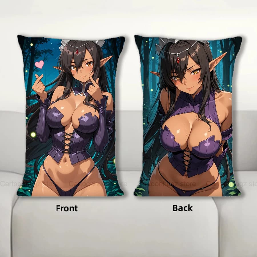 R18 + Dakimakura Anime Olga Discordia Federa per cuscino Cuscino per divano Stampa fronte-retro Federa per cuscino 40X60 cm