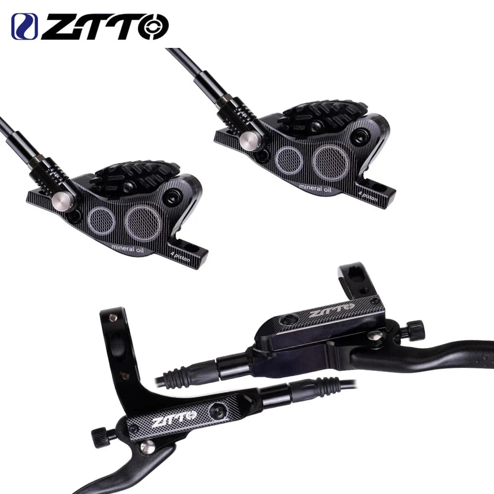 ZTTO MTB Freni Idraulici 4 Pistoni Pinza Freno M840 Pastiglie Freno Disco 160mm BH59 Ago Olio Set Componenti Della Bicicletta