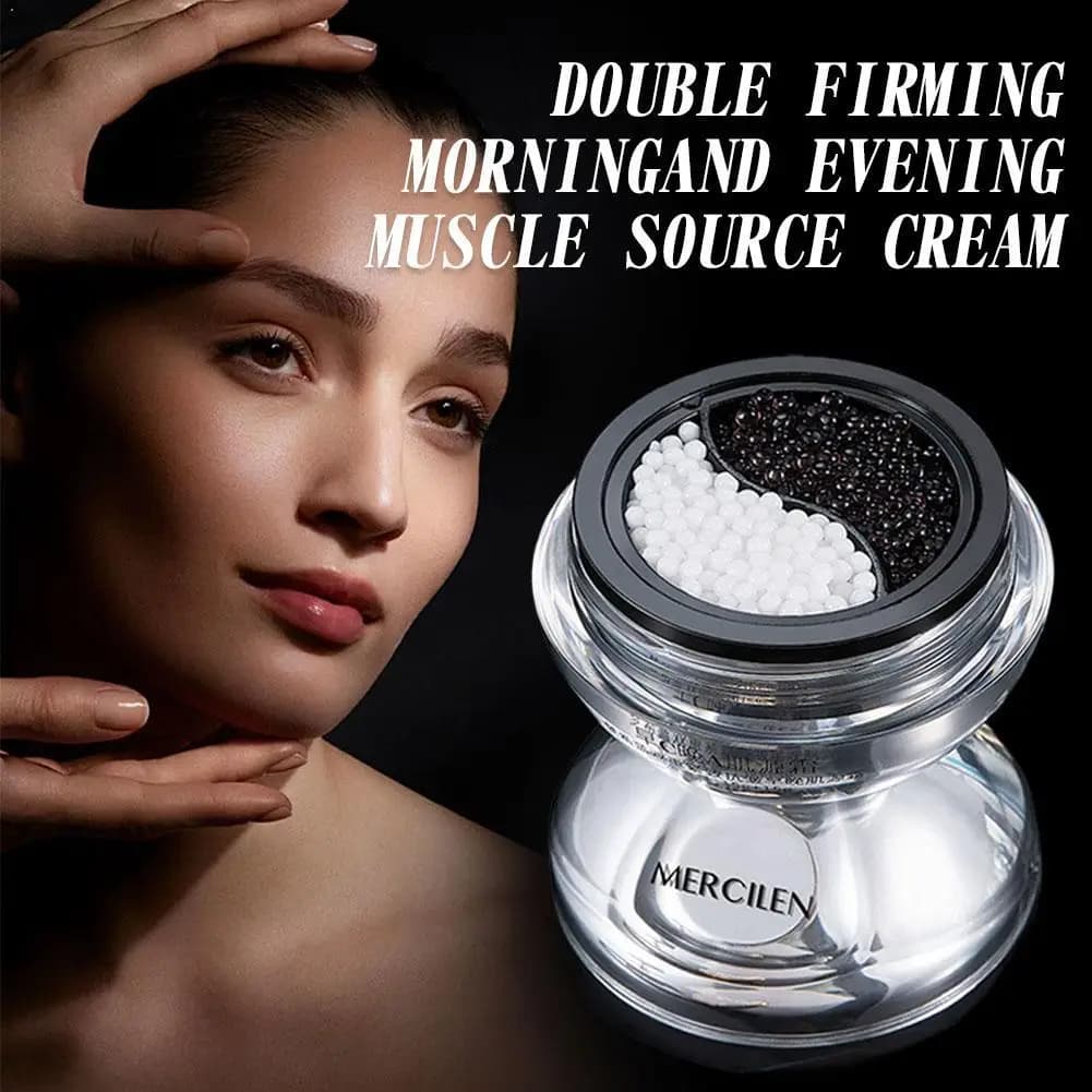 Set Cream Essence Rassodante Day and Night with Vitamin C and White Truffle, Day Cream to Retinol and Black Truffle, Levigating and Refreshing