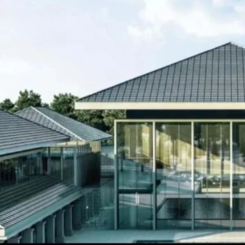 Piastrella curva fotovoltaica 3 pezzi Modulo pannello solare a forma di arco da 1 metro quadrato per sistema di generazione di energia sul tetto