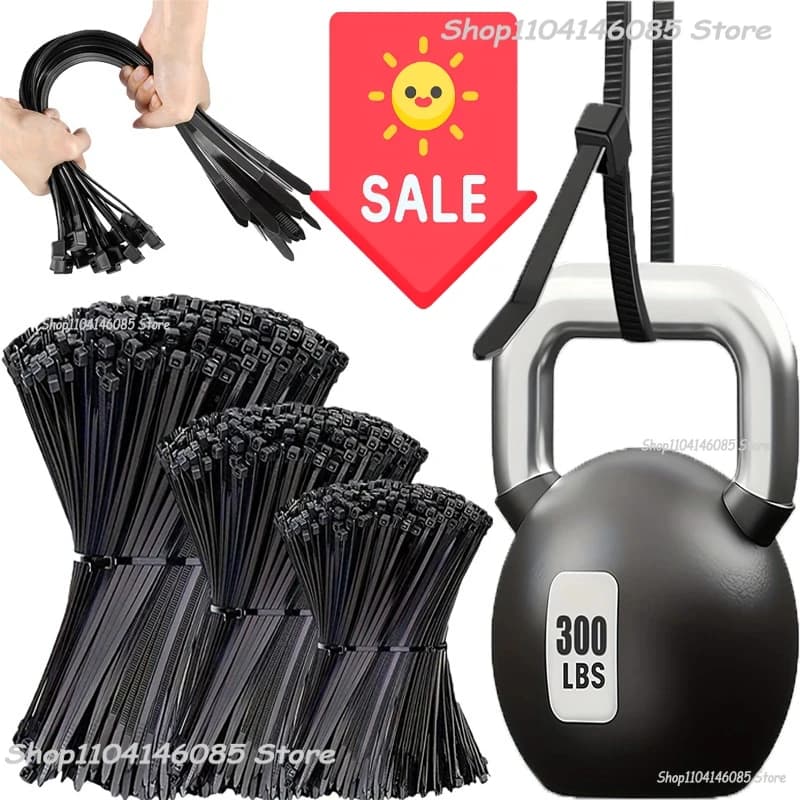 Fascette stringicavo in nylon, Collari di fissaggio in plastica, Fascette in plastica, Morsetti per cavi di ormeggio, Cinghie in plastica, Morsetti dentellati, Organizzatori per cavi