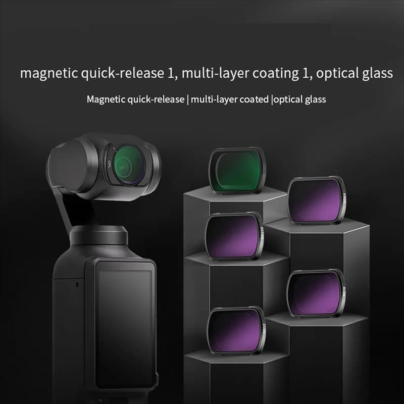 ND A99E-Essential Magnetic Filter Set for DJI OSMO Pocket 3, Combo Creator Action Camera Filters
