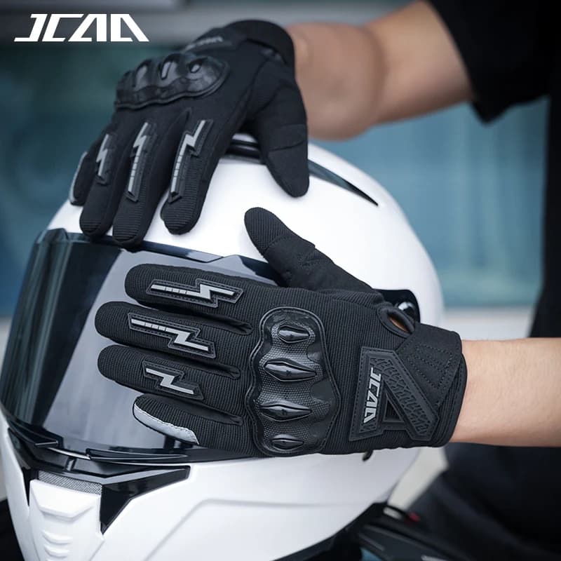 Breathable Touchscreen Motorcycle Gloves Spring Summer Anti-Slip Glove for Men Women Motocross Racing Cycling Gear Gloves 1Pair