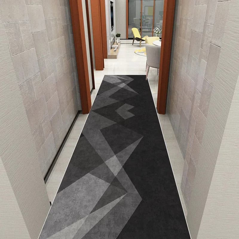 VIKAMA Tappeto moderno in stile geometrico Durevole e resistente alle macchie Cucina, Lavanderia Tappetino Corridoio Corridoio Tappeto Decorazioni per la casa