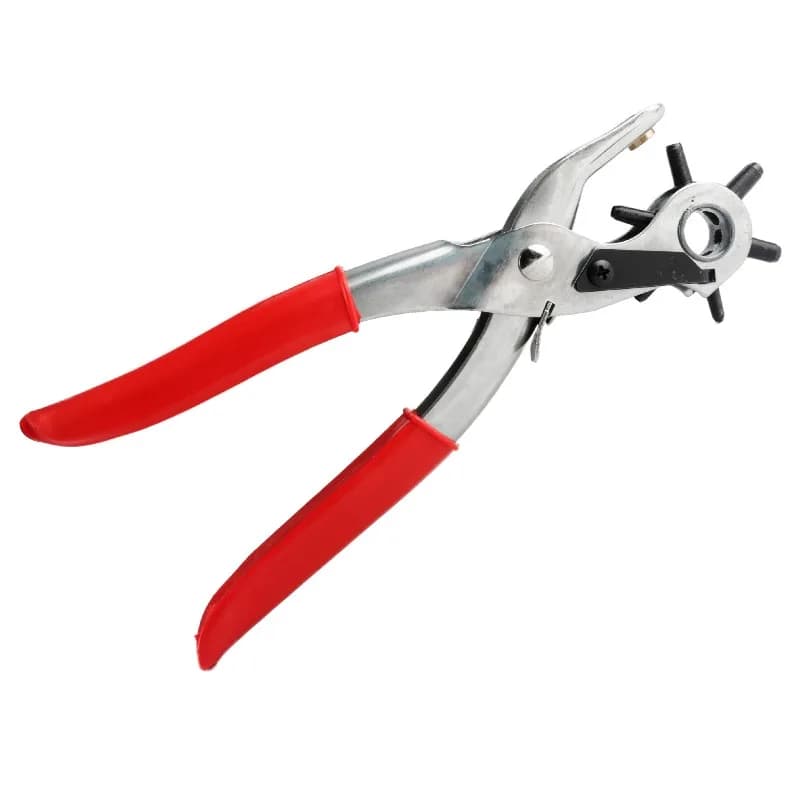 Multifunctional Belt Punch Pliers Round Hole Flat Hole Oval Hole Punch Belt Leather Goods Leather Paper Punch Pliers