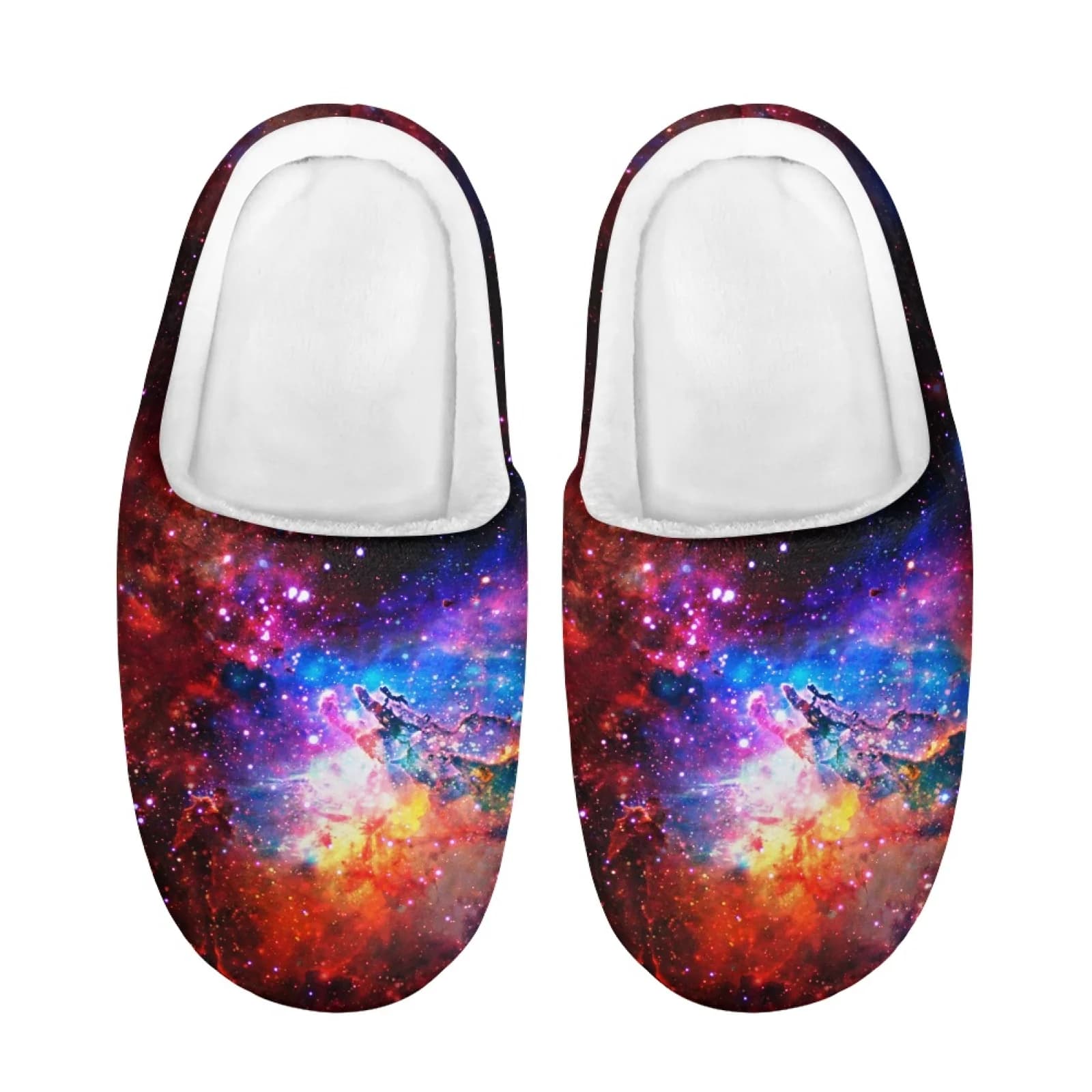 Galaxy 3D Print 2025 Peluche Pantofole da casa per bambini Mezze scarpe per ragazzi Ragazze Ciabatte Sandali Mocassini Camera da letto interna Scivoli per bambini
