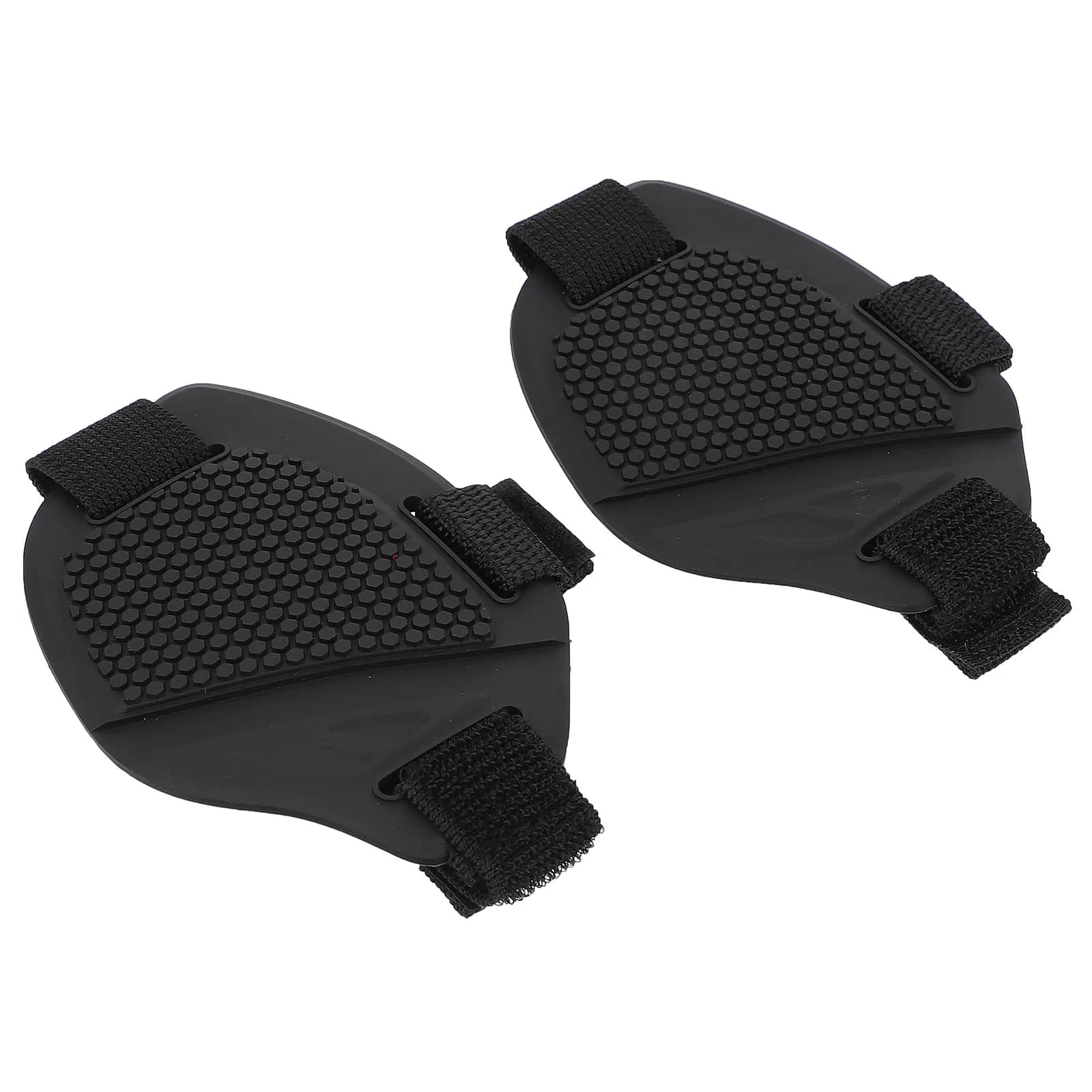 2 Pezzi Protezione per Stivali da Moto, Copriscarpe in Gomma Resistente all'Abrasione, Protezione per Cambio Marcia