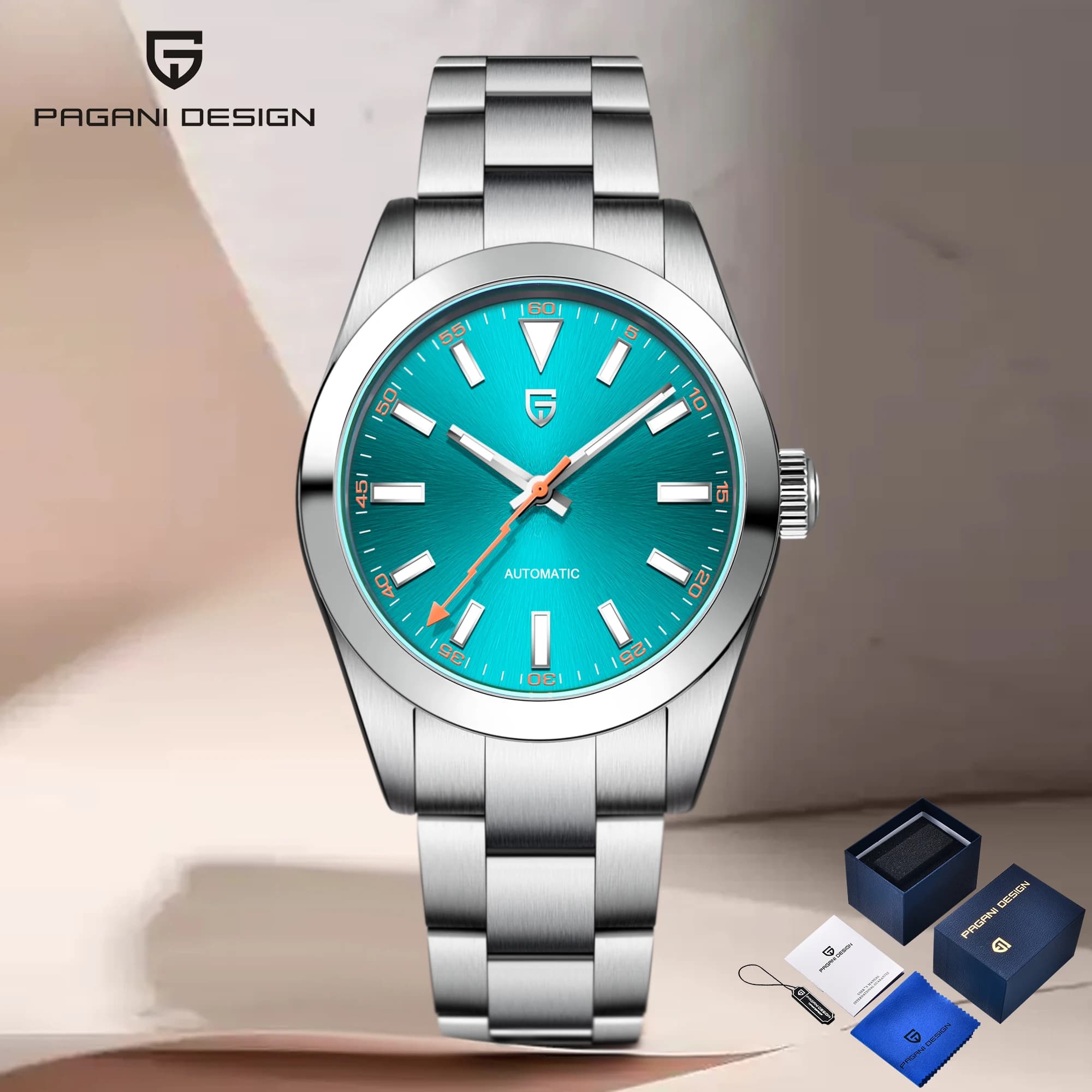 Men's Watch PAGANI DESIGN 2025 New luxury automatic mechanical watches for men Stainless steel wristwatch with superior sapphire mirror