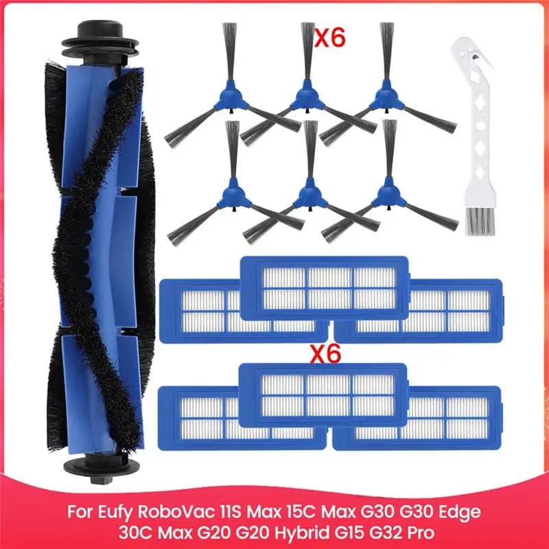 Accessori ABHU per Eufy Robovac 11S Max, 15C Max, G30, G30 Edge, 30C Max, G20, G20 Hybrid, G15, G32 Pro, ricambi per robot aspirapolvere