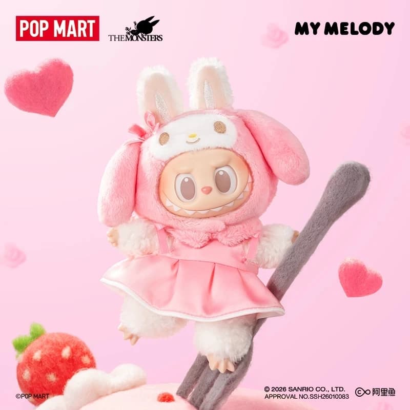 POP MART LABUBU THE MONSTERS SANRIO CHARACTERS Serie Peluche in Vinile Originale Blind Box Mystery Box Busta a Sorpresa Giocattoli Simpatiche Figure Anime