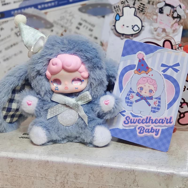 NUOVO Lucky Deer Nai 100% Originale Sweetheart Baby Vinyl Blind Box Portachiavi Carino Charm per Borsa Scatola Sorpresa Regalo per Ragazze