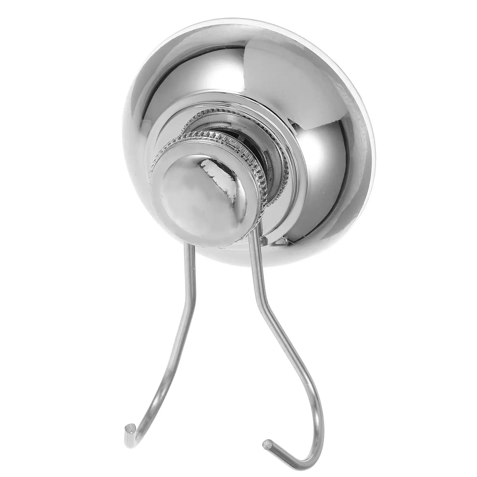 Heavy Duty Stainless Steel Suction Cup Hook Universal Wall Mount Towel Hook for Bathroom Shower Kitchen Home Space Saving
