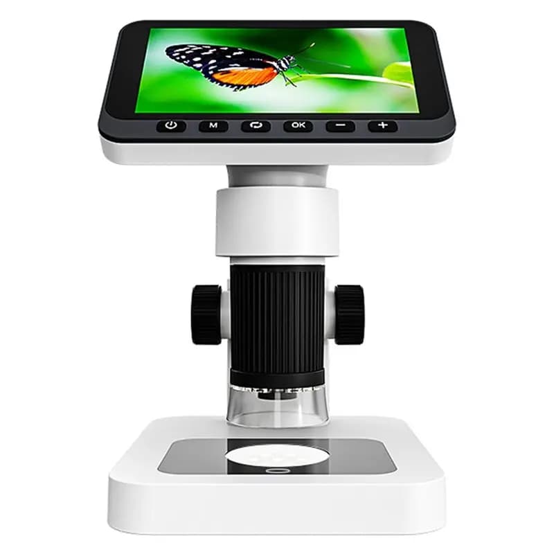 Microscopio elettronico per bambini Microscopio ad alta definizione con lente d'ingrandimento per studenti delle scuole medie
