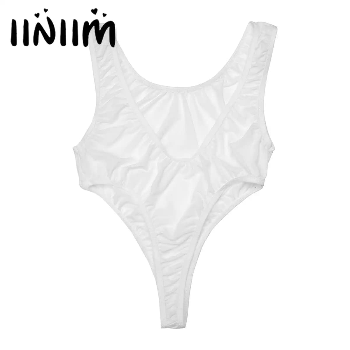 Costumi da bagno interi da donna costumi da bagno body perizoma taglio alto costume da bagno body intimo abbigliamento da bagno da spiaggia
