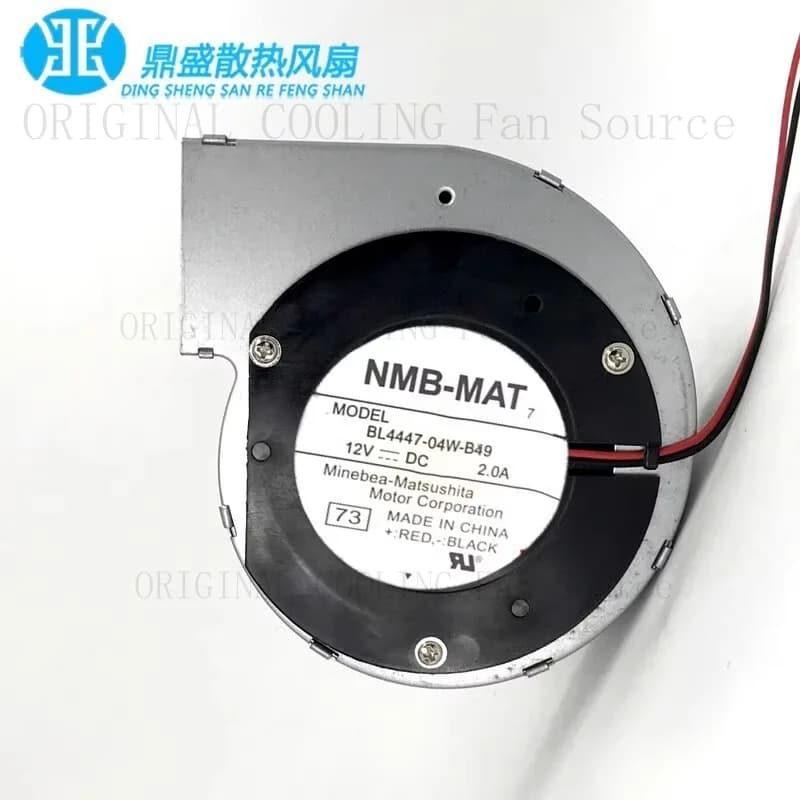 H FOR NMB-MAT7 BL4447-04W-B49 11028 DC12V 2.0A 2-Wire High Airflow Turbo Cooling Fan