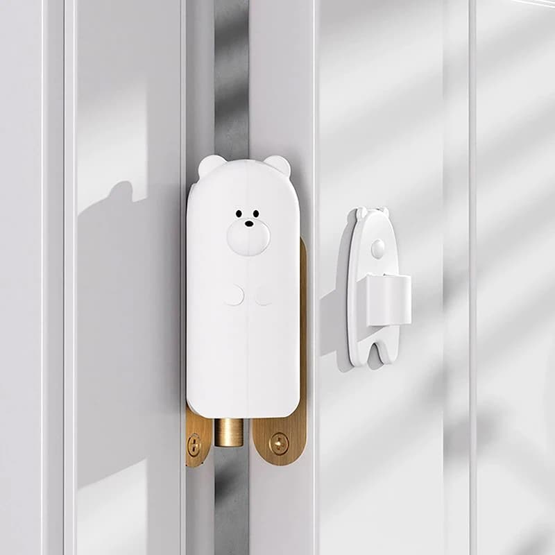 Fermaporta di sicurezza per bambini, blocco anti-schiacciamento in silicone, protezione per le dita, facile da installare, protezione anti-pizzicamento per le mani, sicurezza per bambini
