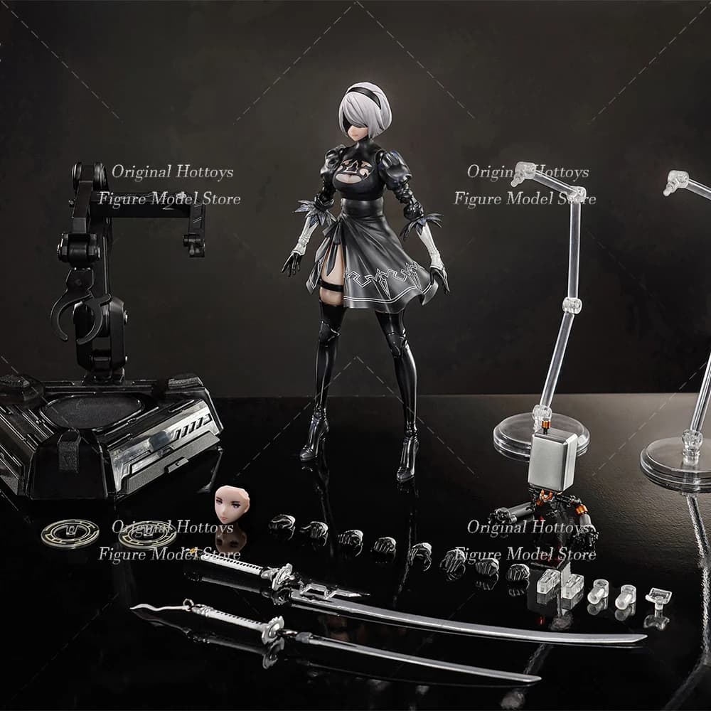 In Stock 1/9 Scale Female Soldier Cool Girl Nier Automata Ver1.1a Full Set About 18.6cm Action Figure Model Doll Collection