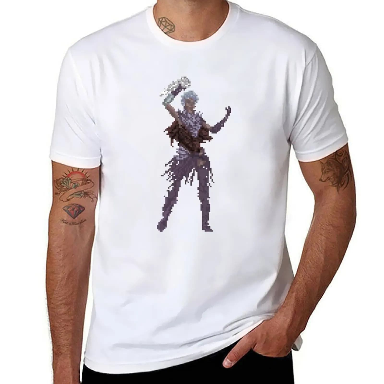 Gloomhaven Spellweaver Pixel Design - Grafica ispirata al gioco da tavolo - T-shirt da gioco da tavolo g uomo magliette da uomo T-shirt