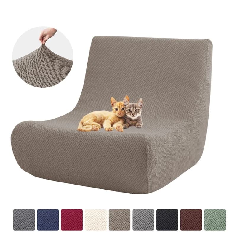 1PC Jacquard Fodera per divano pigro Fodera per divano da pavimento all-inclusive Anti-sporco Relax Lounge Protezioni per divano per soggiorno Balcone