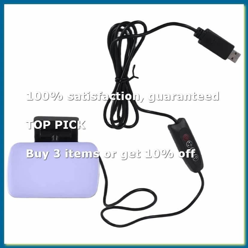 Mini Video Light Conference Webcam Vlog Photography Fill Lamp Selfie Adjustable Portable LED