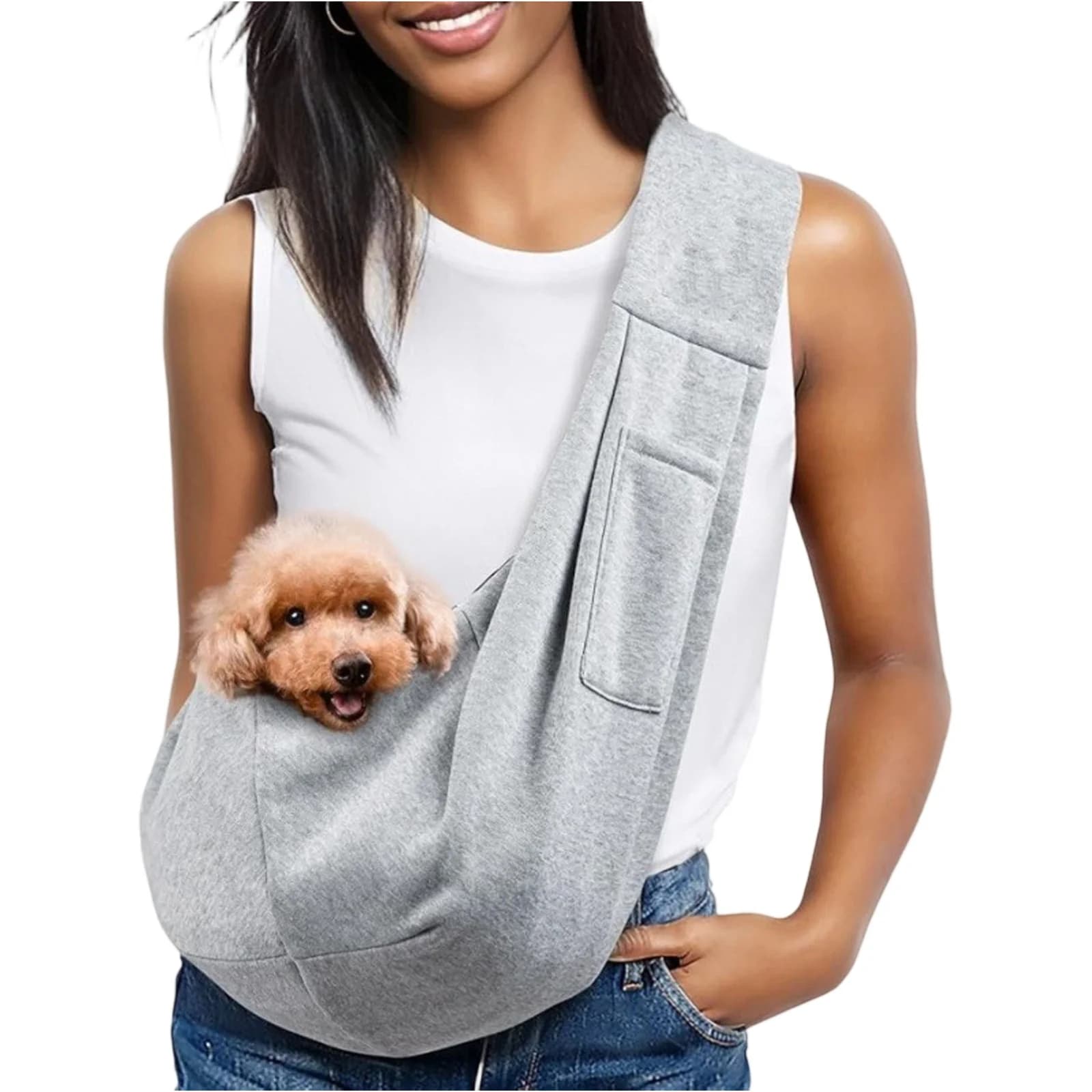 Borsa a tracolla solida, morbida e confortevole per animali domestici, borsa da viaggio portatile per animali domestici, borsa a tracolla multiuso per il trasporto di animali domestici, accessorio per animali domestici.