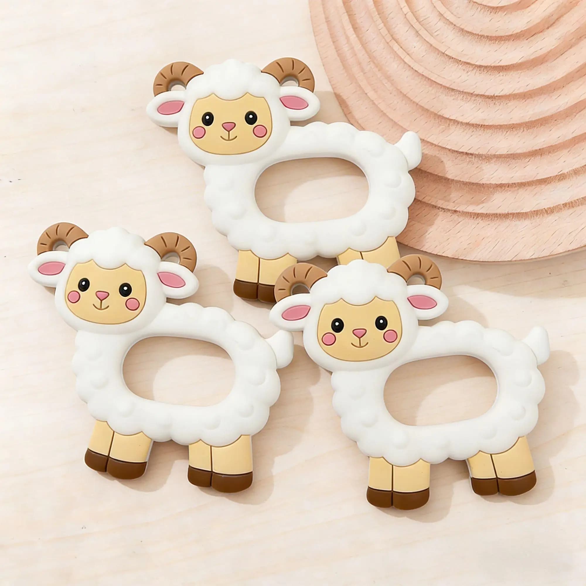 1 Pezzo di Catena per Ciuccio in Silicone, Nuovo Design con Animali Cartoon, Senza BPA, Collana per Dentizione, Giocattolo da Masticare per Neonati in Materiale Alimentare