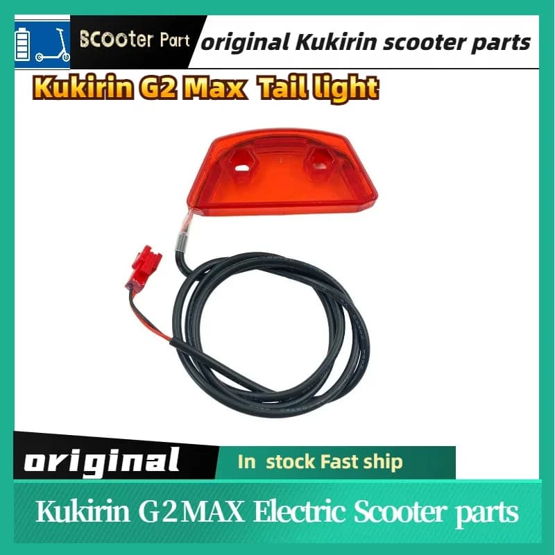 Parti Originali per Fanale Posteriore Kugoo Kukirin G2 Max, Accessorio Luce Posteriore per Monopattino Elettrico e Skateboard