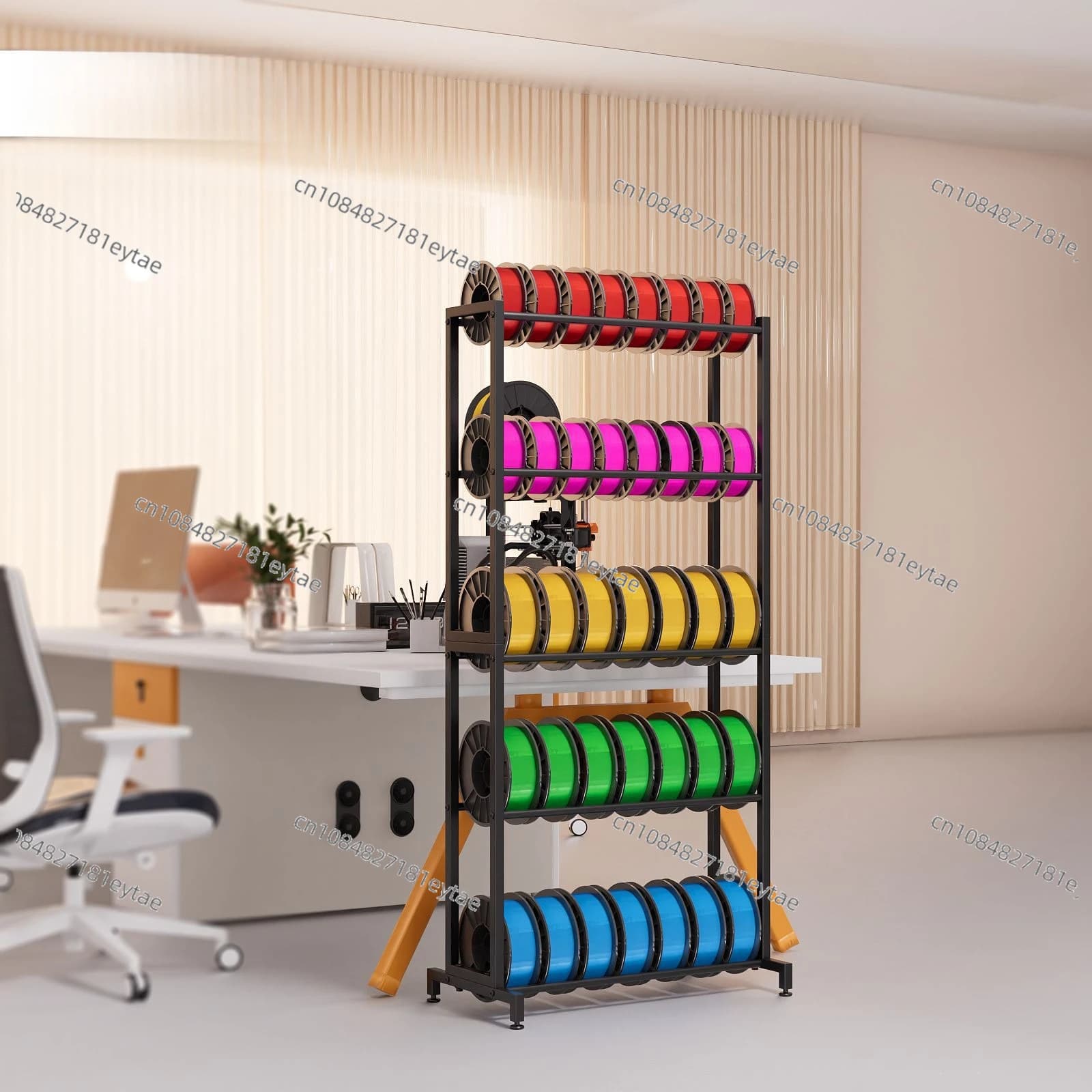 3D printing consumables heavy-duty storage rack 5-layer large-capacity 3D printing consumables storage rack
