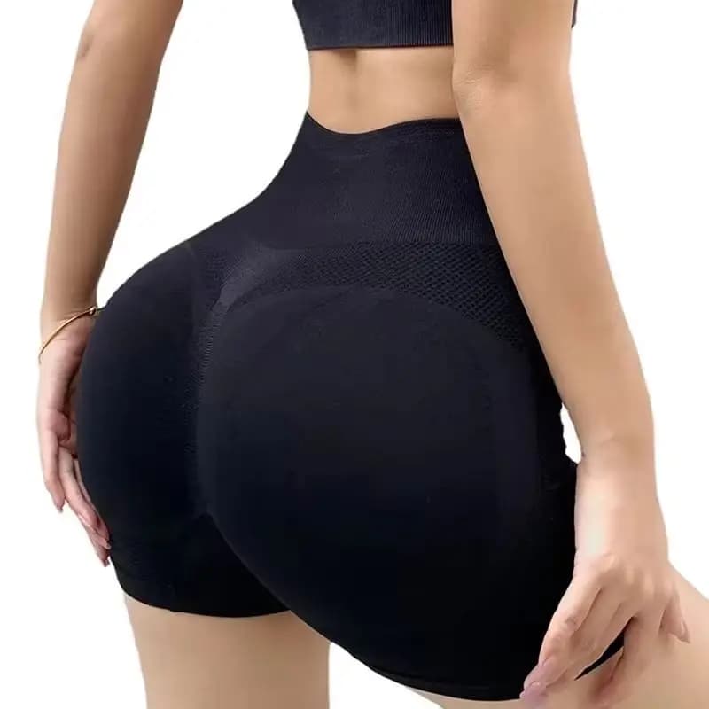 New Women's Shorts for Cycling, Jogging and Fitness, High Waist, Push-Up, Gym Leggings, Yoga Clothing, Sports Shorts
