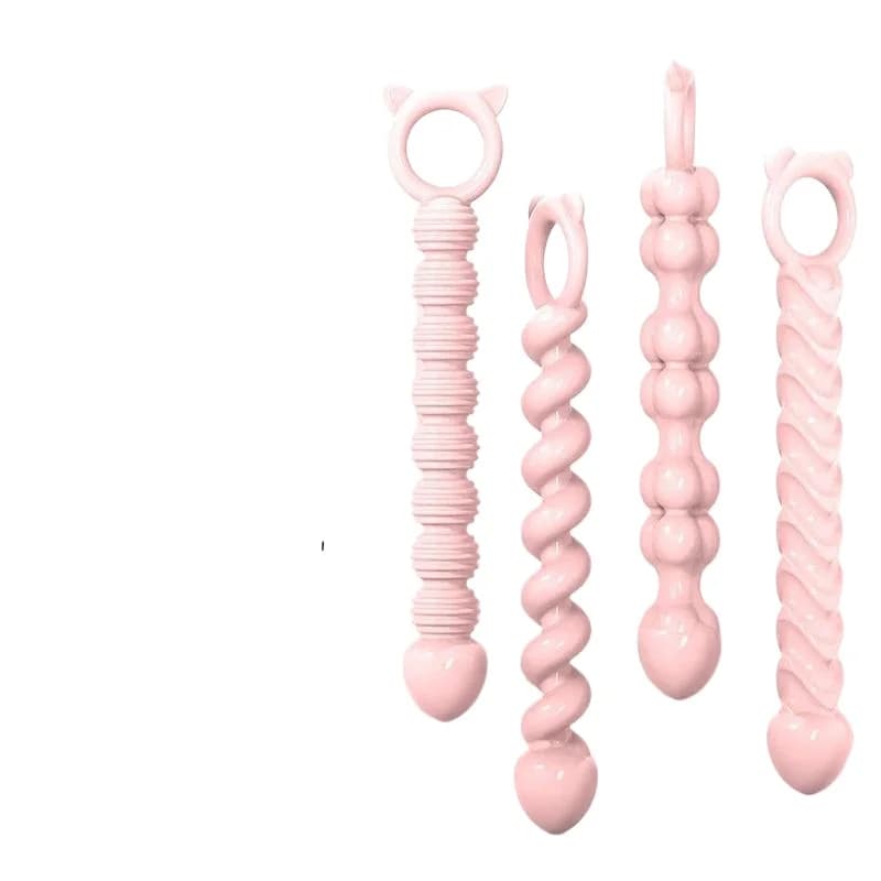 Perline Morbide per Plug Anale, Giocattoli Anali con Grandi Sfere in Silicone, Stimolatori del Punto G, Plug Anali per Adulti, Giocattoli Sessuali per Coppie