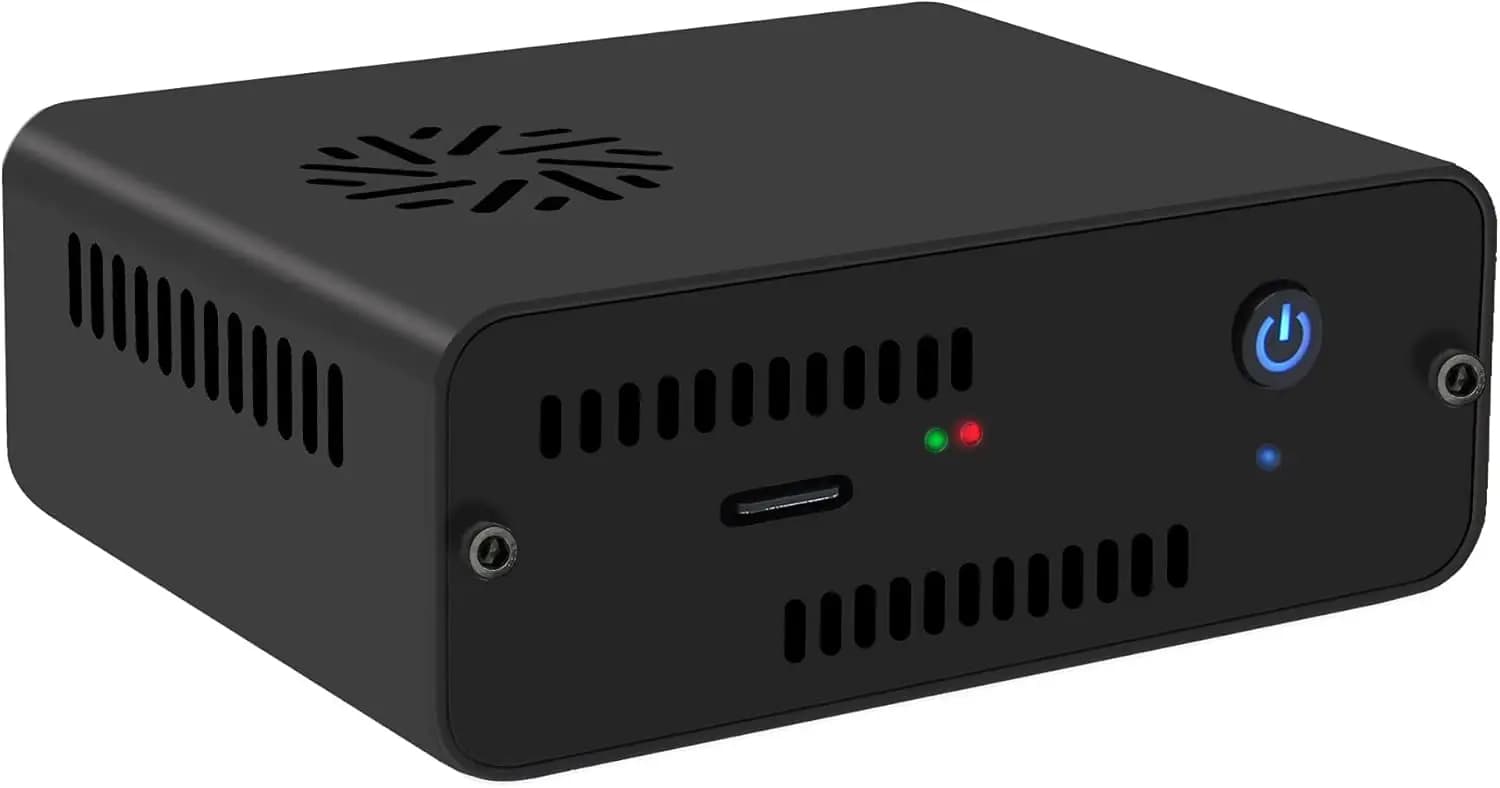 Kit di archiviazione NAS SATA HDD/SSD da 2,5 pollici per Raspberry Pi 4 con spegnimento sicuro e accensione automatica