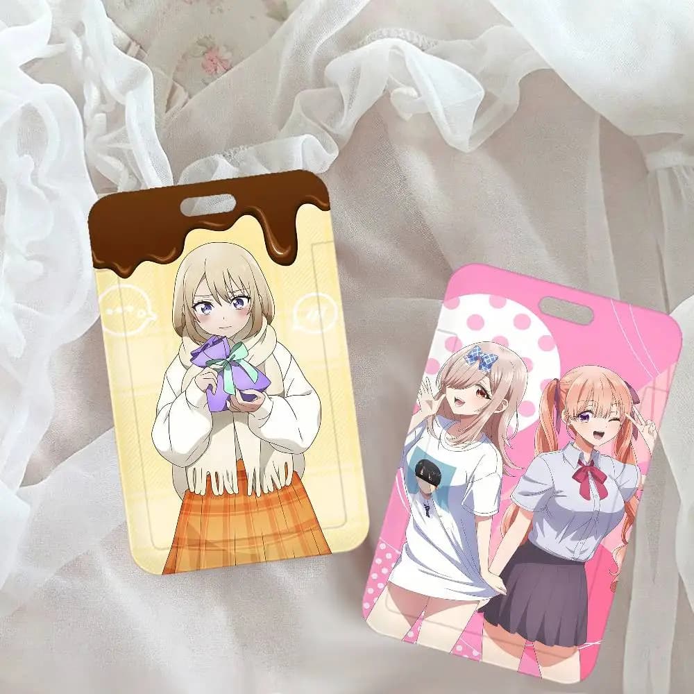 Anime A Couple Of Cuckoos NFC Contactless Sliding Card Sleeve For Student Cards, Bus Cards, ID Cards, And Work Permits