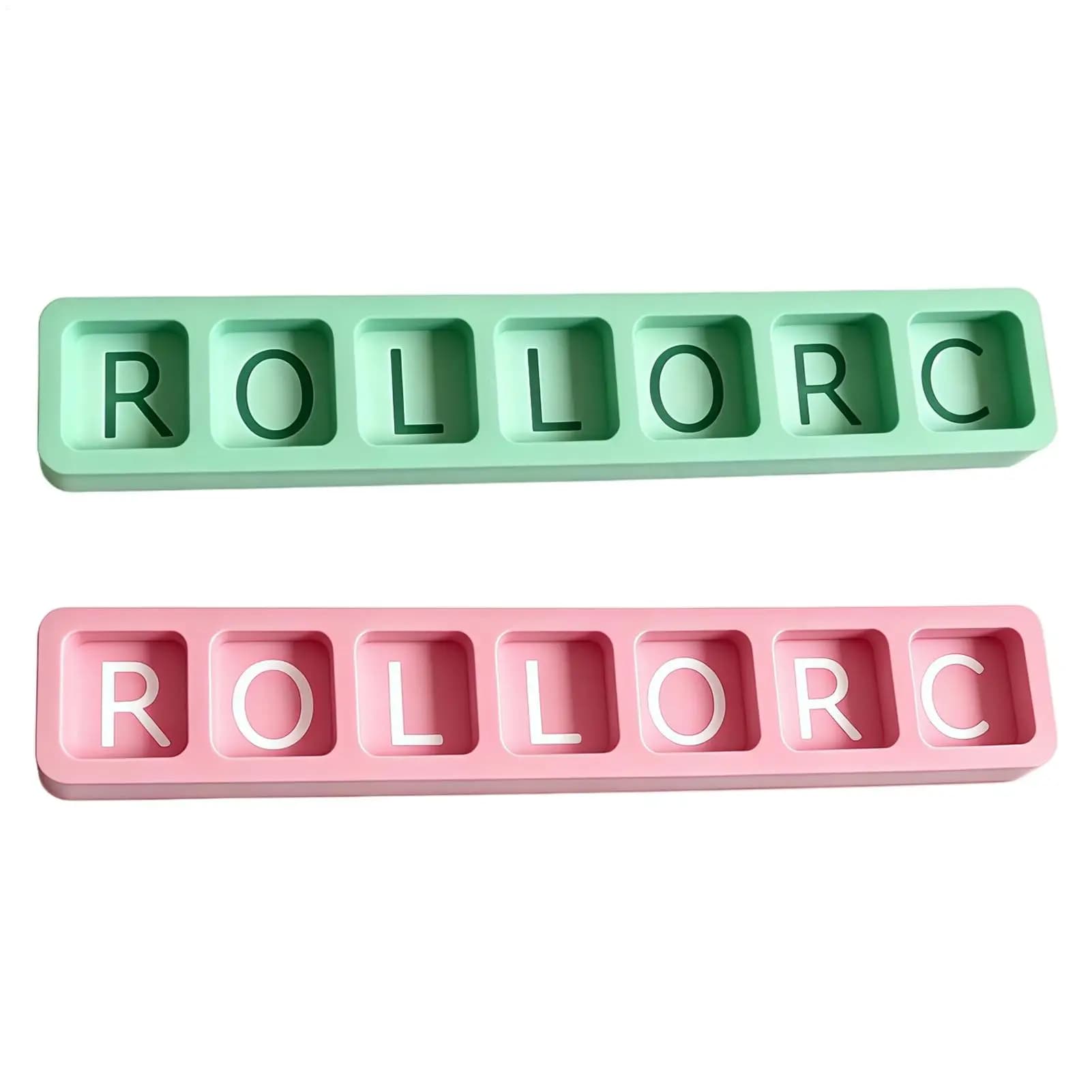 Solo Mahjong Board 7 Slots Portable American Fun Lightweight Games Mahjong Practice Board Training Tool for Vacation Camping