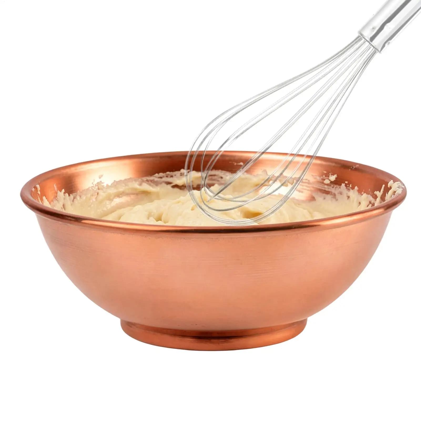 Copper Bowl Large Storage Containers Mixing Copper Dishes For Salad Home Serving Baking Kitchen Cooking Food Chef Fruit