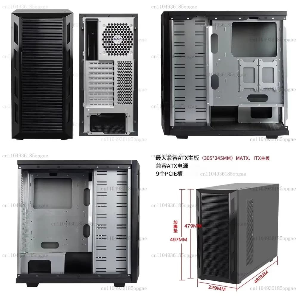 Multi-bay Tower Server, NAS Storage Chassis, Optical Drive Disk Burning, 12-disk Industrial Control Host